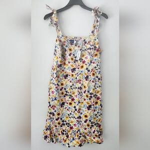Floral Sundress Dress Bows Old Navy Large New